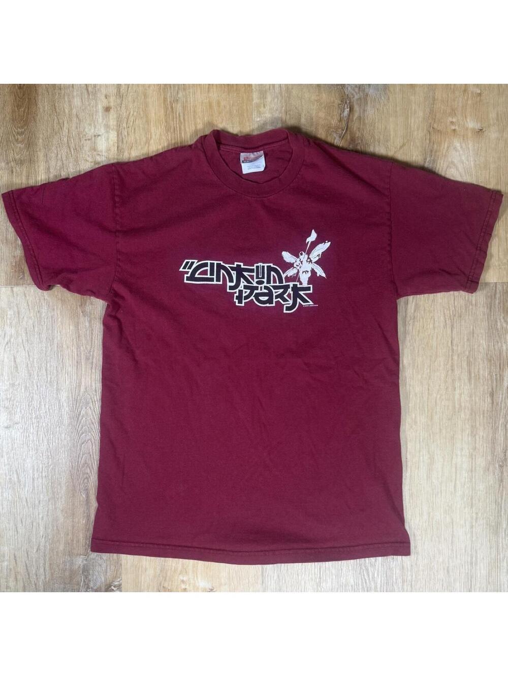 Y2K Linkin Park Red Band T-Shirt – Size M